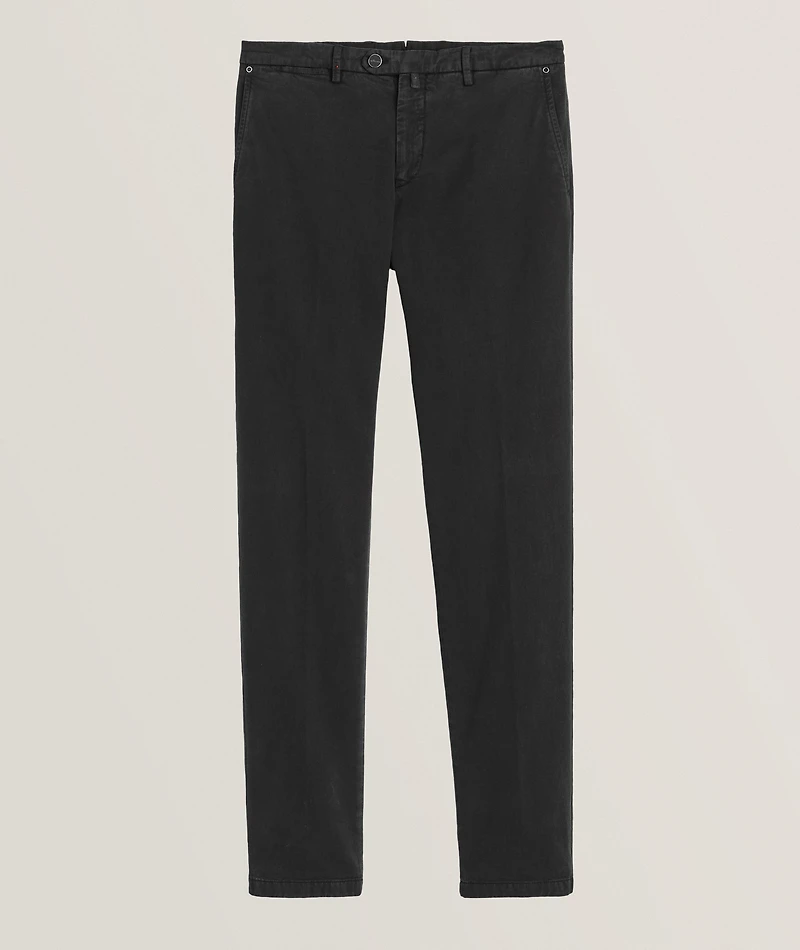 Cotton-Blend Classic Sports Trousers