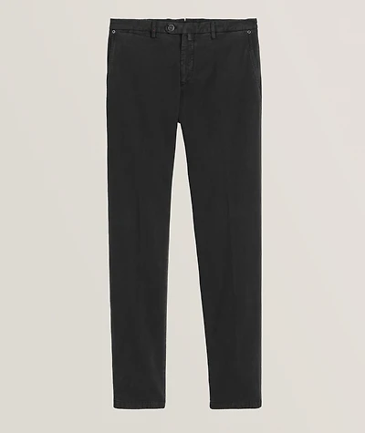 Cotton-Blend Classic Sports Trousers