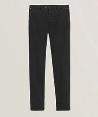 Cotton-Blend Classic Sports Trousers