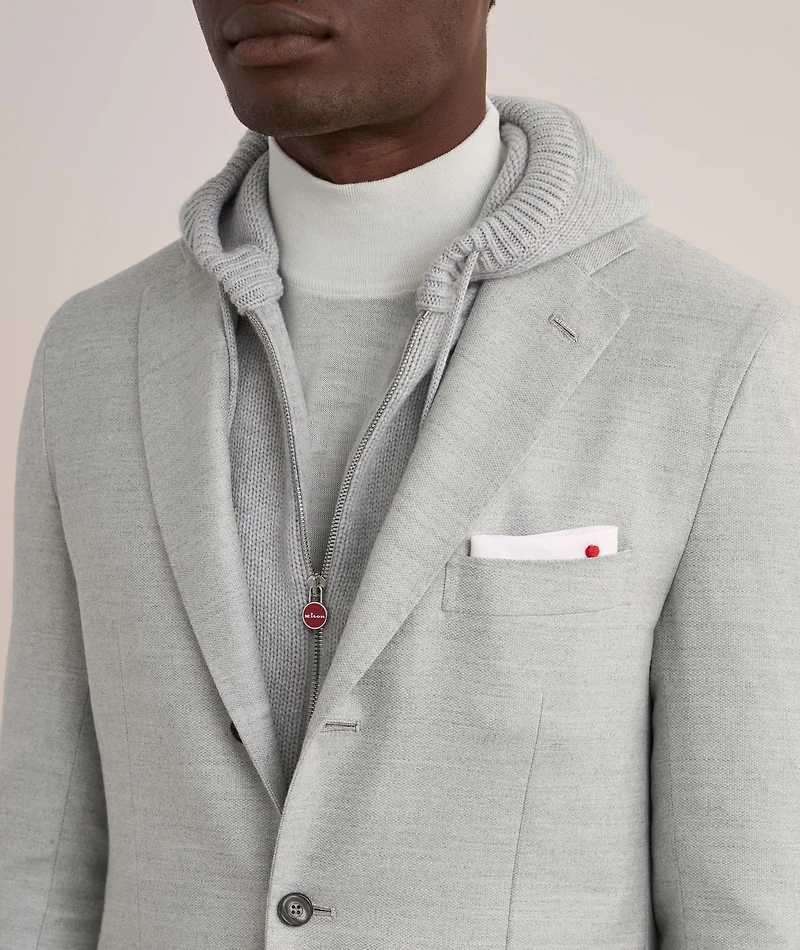 Hopsack Wool-Cashmere Sport Jacket