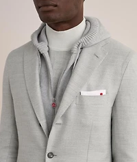 Hopsack Wool-Cashmere Sport Jacket