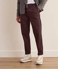 Drawstring Stretch-Cotton Joggers