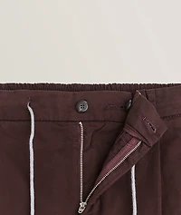 Drawstring Stretch-Cotton Joggers