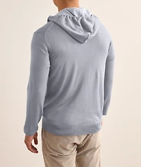 Wool-Silk Hooded Sweater