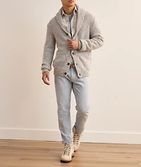 Mélange Cotton Western Shirt