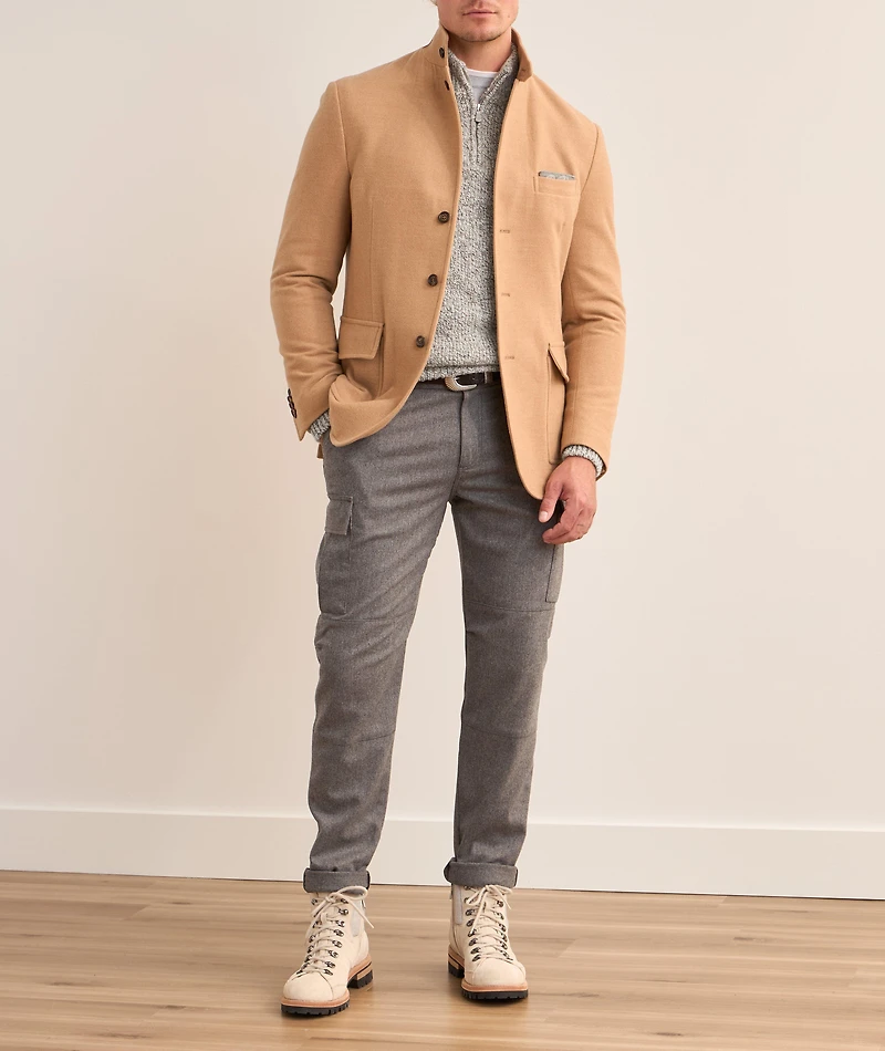 Cashmere Quarter-Zip Sweater