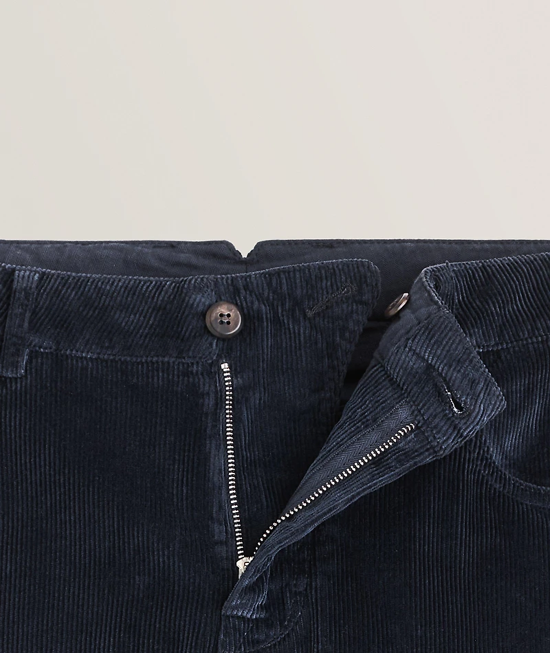 Corduroy Stretch-Cotton Pants