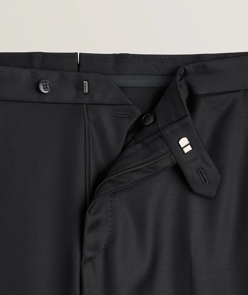 Super 130 Sharkskin Dress Pants