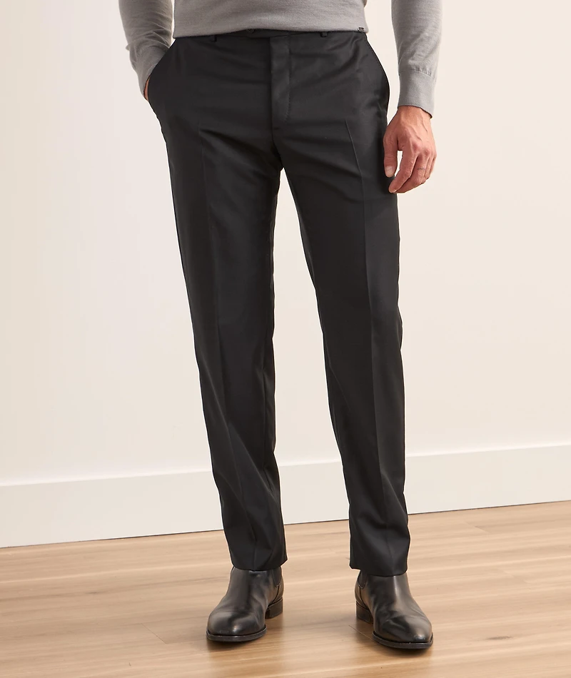 Super 130 Sharkskin Dress Pants