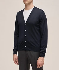 Virgin Wool, Silk & Cashmere Cardigan
