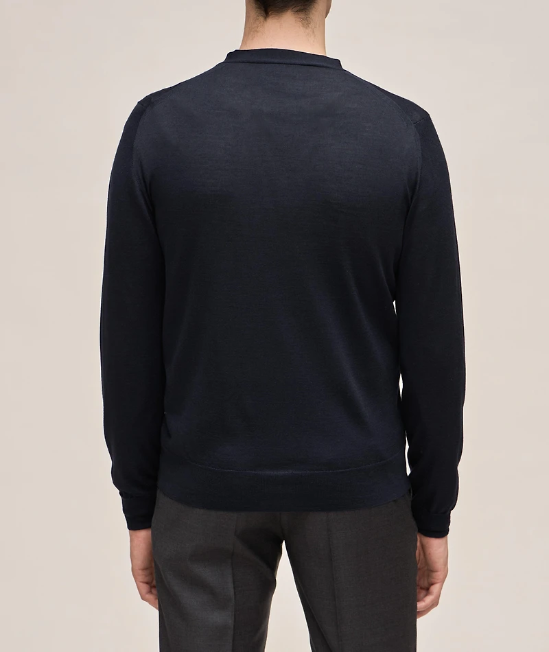 Virgin Wool, Silk & Cashmere Cardigan