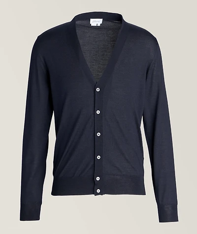 Virgin Wool, Silk & Cashmere Cardigan