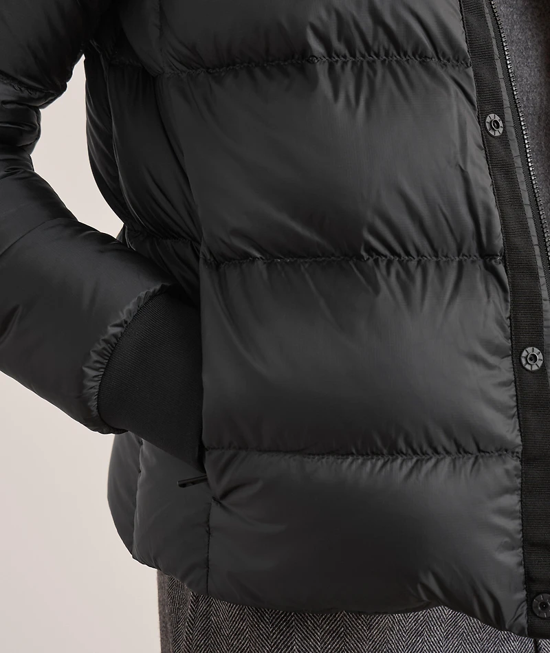 Bazena Short Down Bomber Jacket