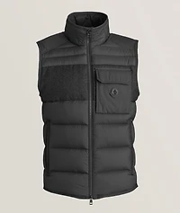 Mix Media Down Vest