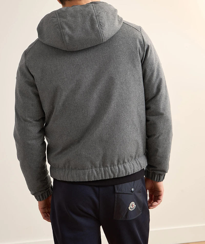 Torrani Hooded Cashmere-Blend Down Jacket