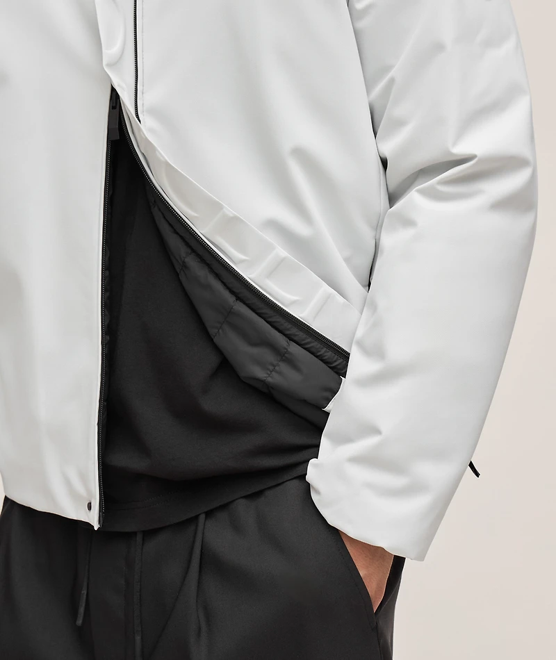 Polset Embossed Logo Down Jacket