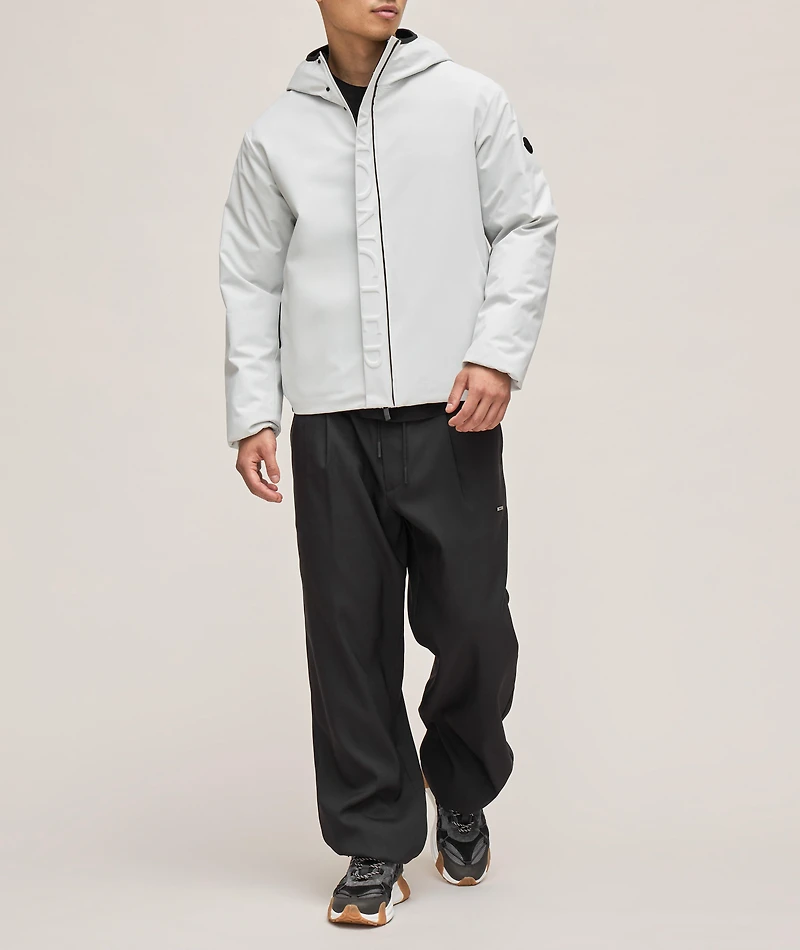 Polset Embossed Logo Down Jacket