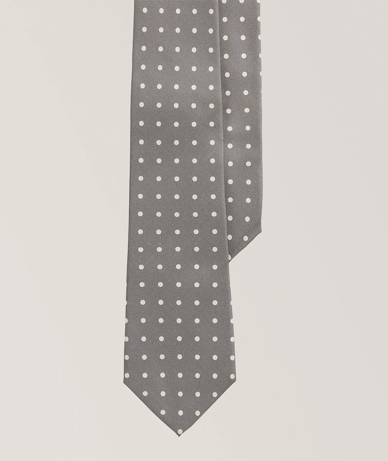 Foulard Spot Cashmere-Silk Tie