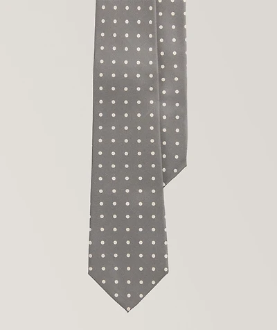 Foulard Spot Cashmere-Silk Tie 