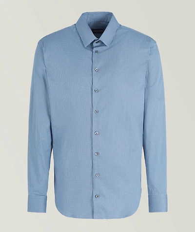 Micro-Print Dress Shirt