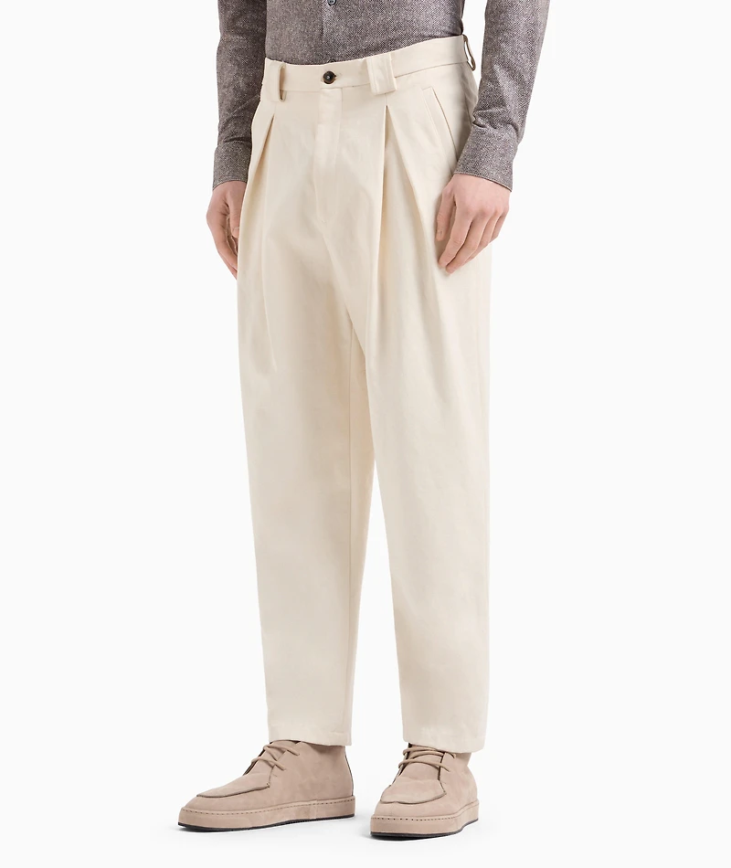 Cotton Gabardine Pants
