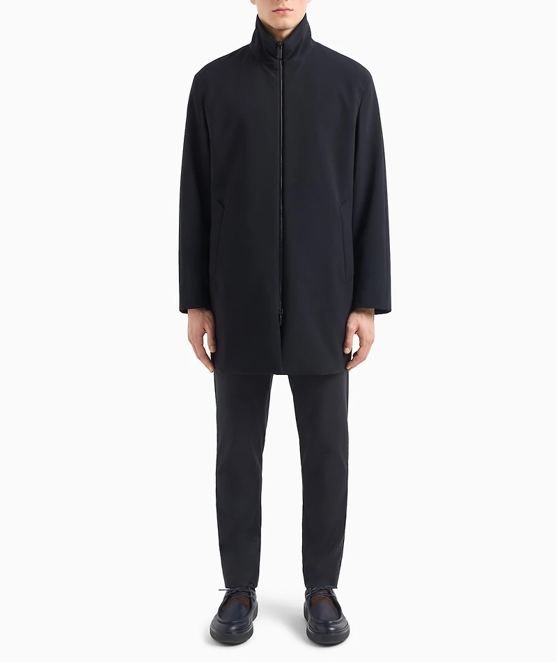 Long Wool Pea Coat