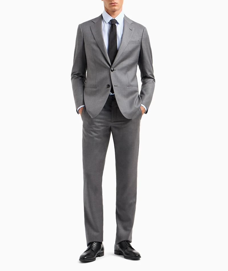 Soho Line Wool-Cashmere Suit