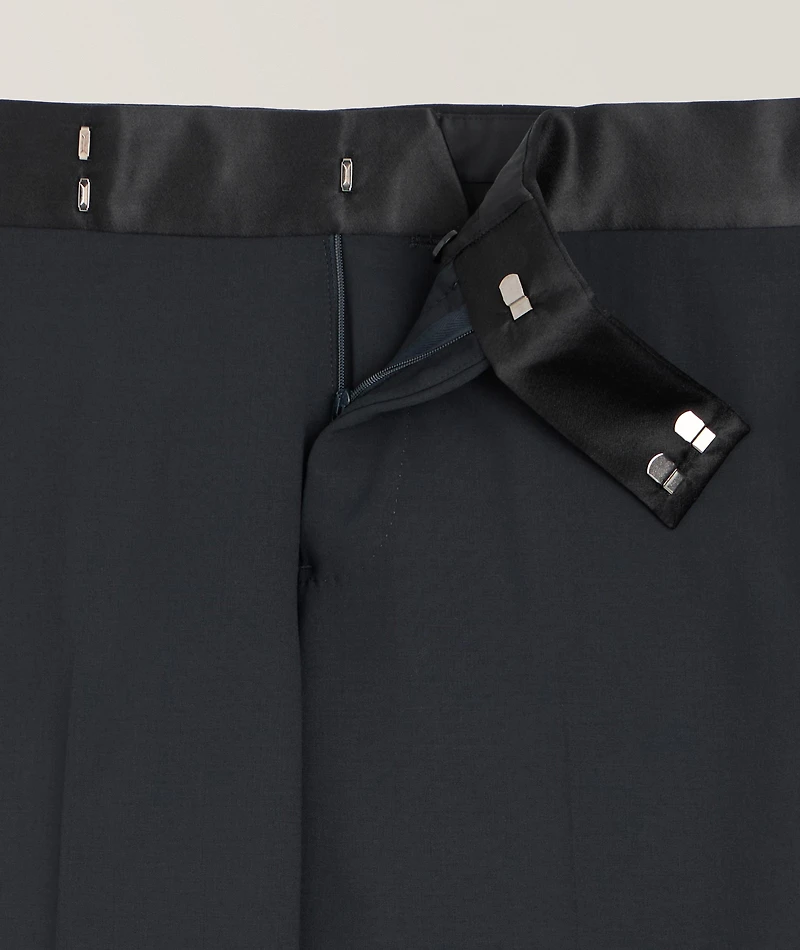 Stretch-Virgin Wool Dress Pants