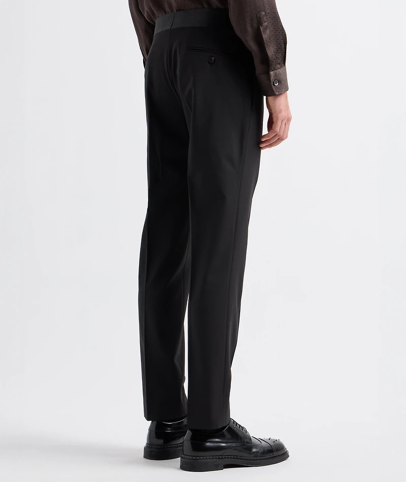 Stretch-Virgin Wool Dress Pants