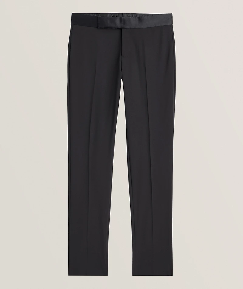 Stretch-Virgin Wool Dress Pants