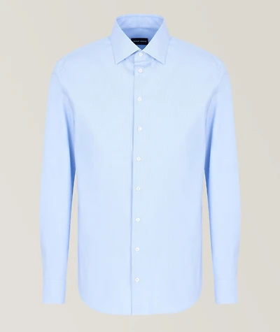 Micro-Armure Stretch-Cotton Shirt