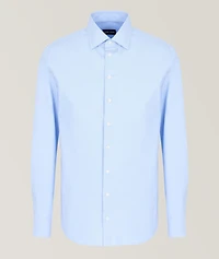 Micro-Armure Stretch-Cotton Shirt