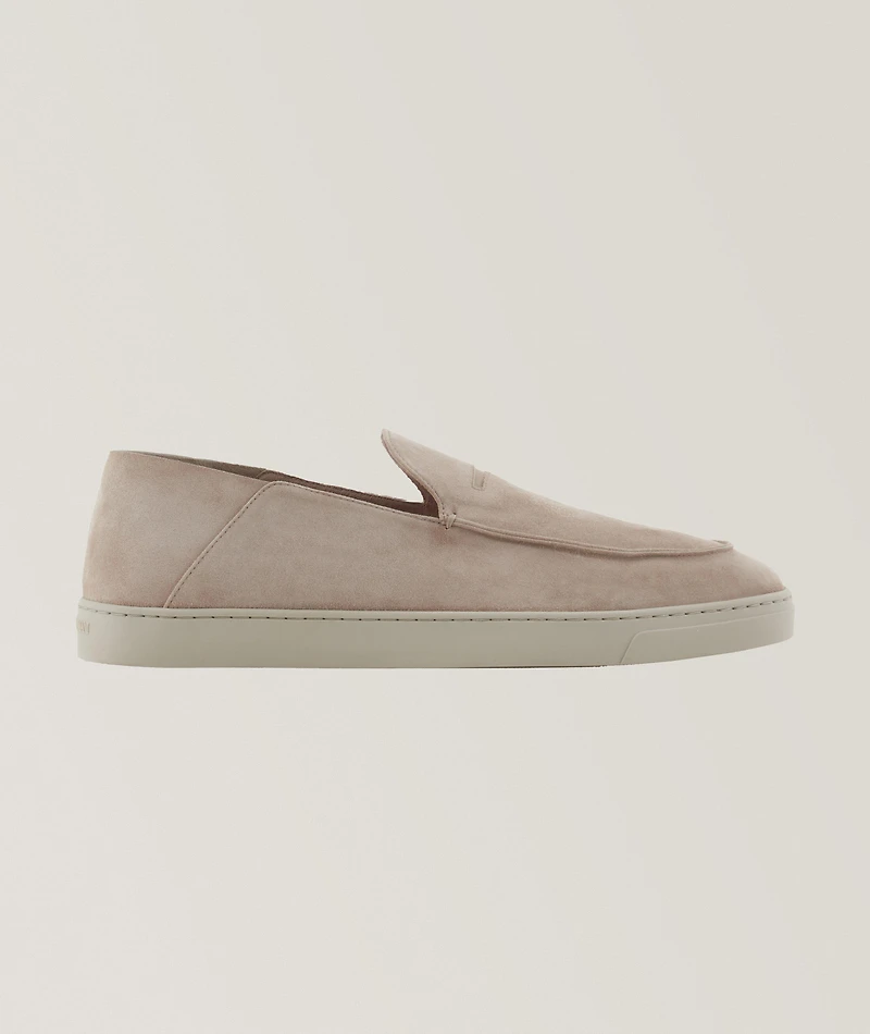 Suede Penny Loafers