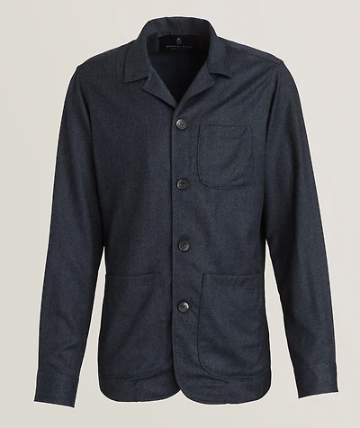 Wool Flannel Overshirt