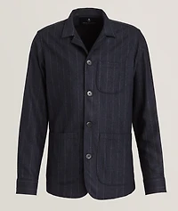 Stripe Wool Overshirt