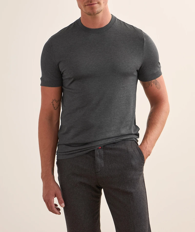 Mélange Cotton T-Shirt