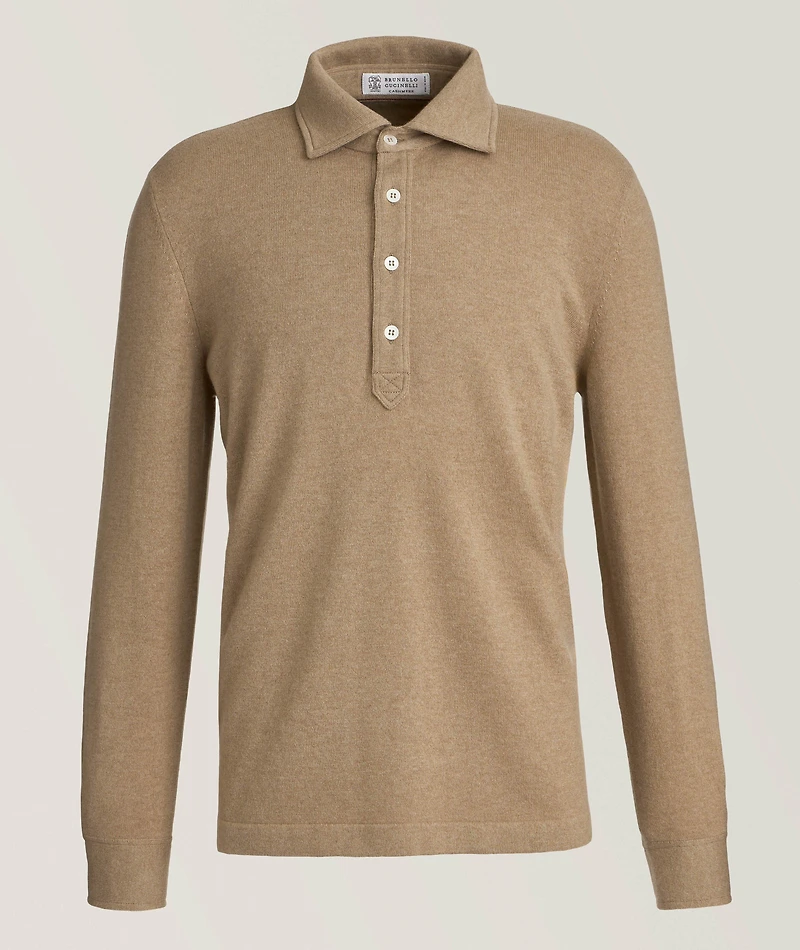 Cashmere Polo Sweater