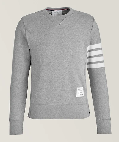 4-Bar Cotton Sweatshirt