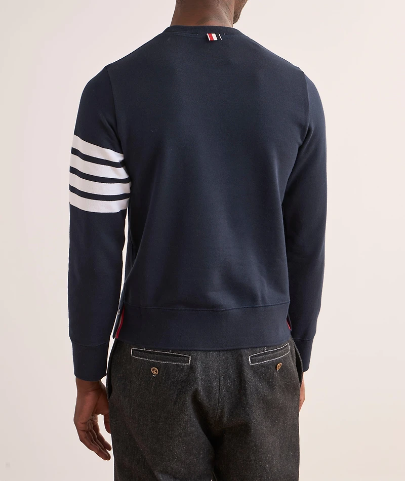 4-Bar Cotton Sweater