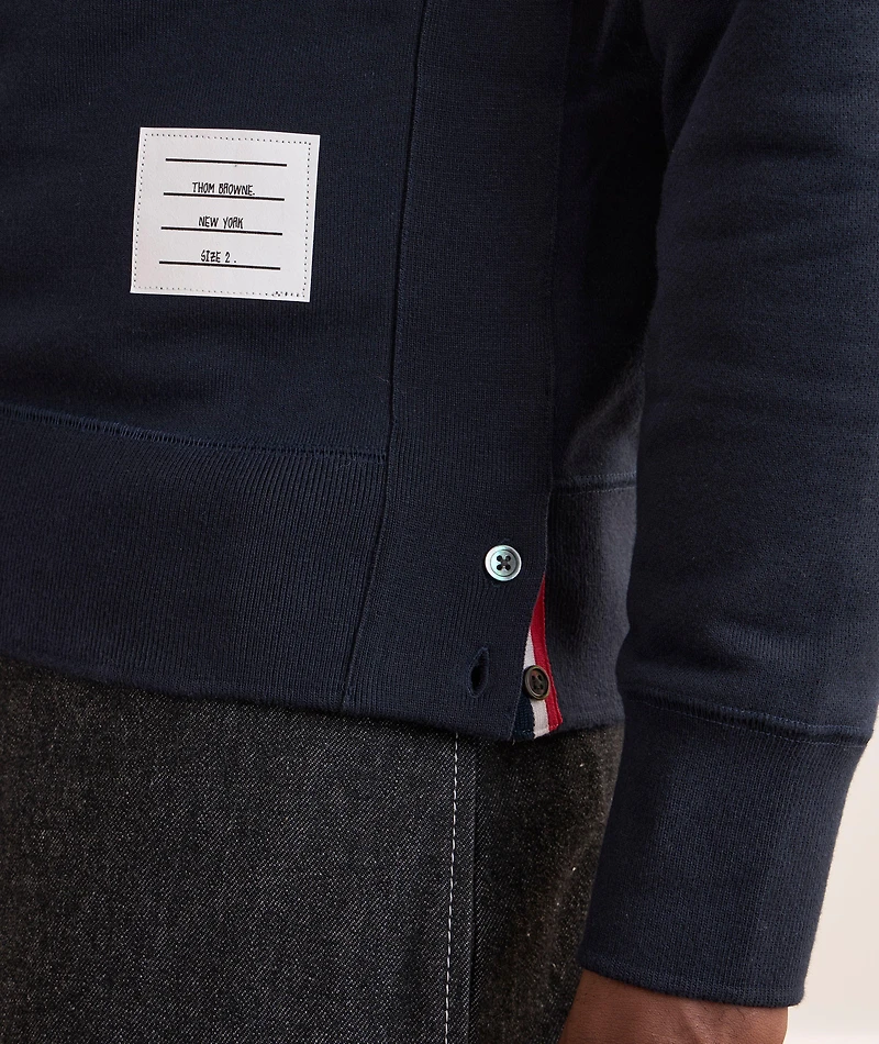 4-Bar Cotton Sweater