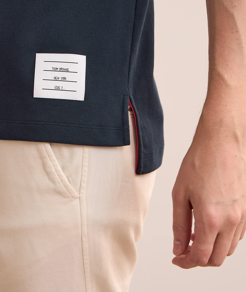 Four-Bar Cotton T-Shirt