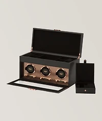 Axis Triple-Watch Winder With Storage