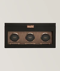 Axis Triple-Watch Winder With Storage