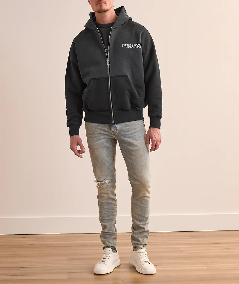 Allover Logo Print Long-Sleeve T-Shirt