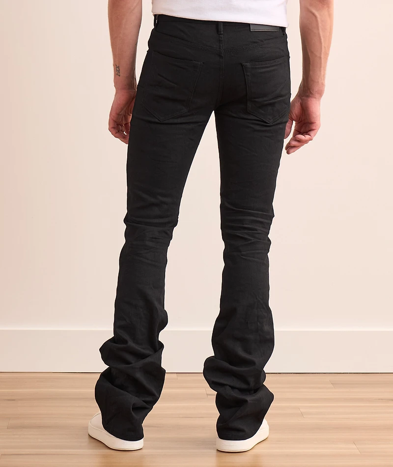 Raw Super Stack Flare Jeans