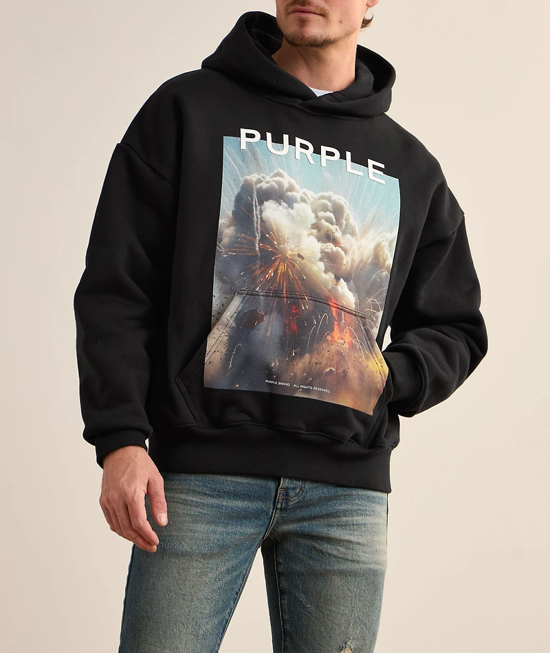 Smoke Logo Hooded Sweater