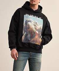 Smoke Logo Hooded Sweater