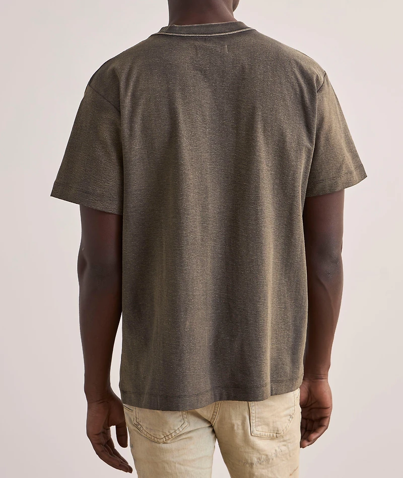 Textured Logo Cotton T-Shirt
