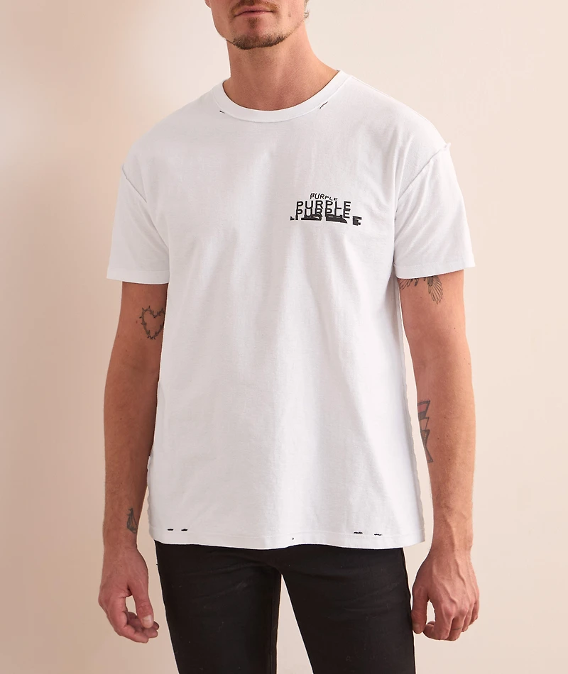 Inside Out Logo Cotton T-Shirt