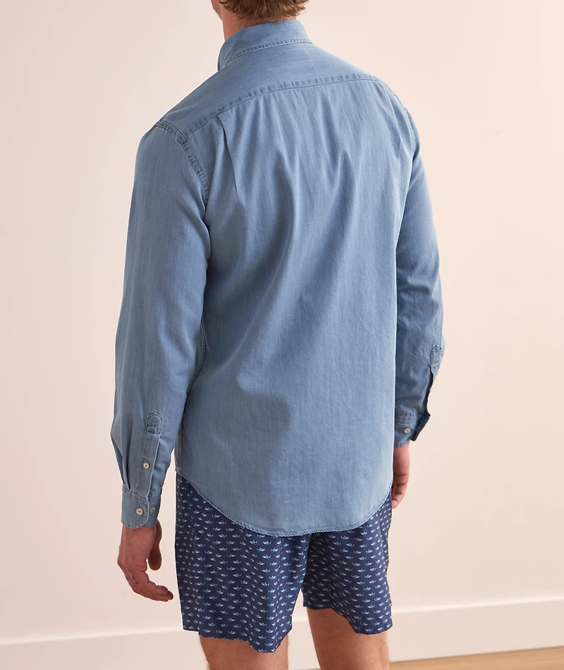 Giza Cotton Denim Shirt